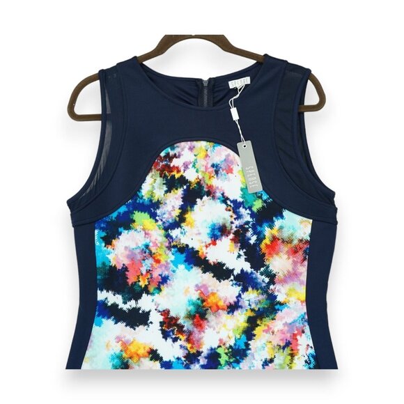 NWT‎ SPENSE Womens Size 12 Sleeveless Colorful Tank Sheath Career Dress - Picture 4 of 7